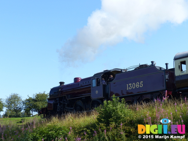 FZ019356 Steam train by Burrs Country Park Caravan Club Site